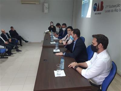 Foto da Notícia: OAB-MT e Rota do Oeste debatem nova proposta para retomada de obras na BR-163