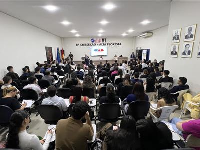 Notícia destaque: Comitiva da Seccional cumpre agenda em Alta Floresta visitando escritórios e se reunindo com a advocacia